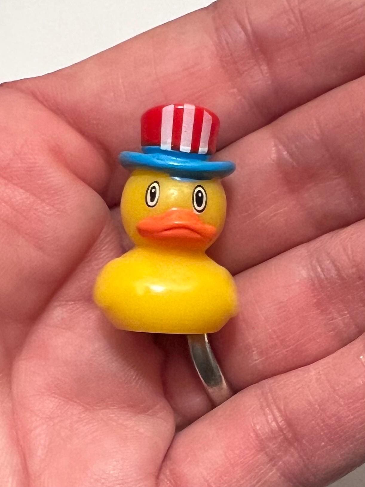 3D Acrylic Duck Charms - Holiday Spooky Mini duck Miniatures, 1 piece