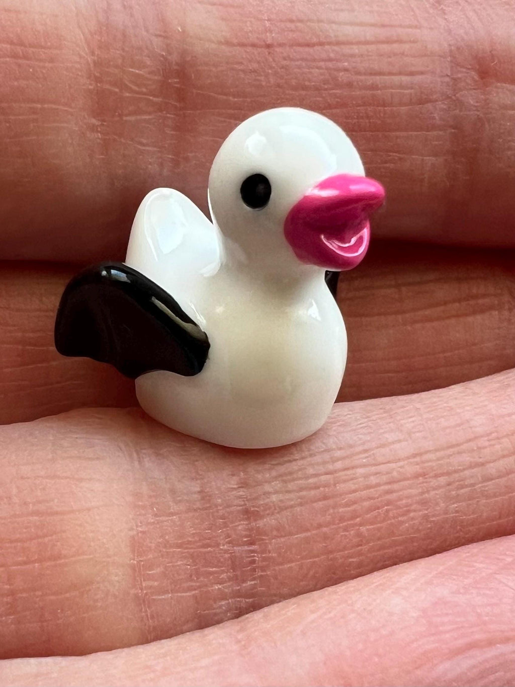 3D Acrylic Duck Charms - Holiday Spooky Mini duck Miniatures, 1 piece